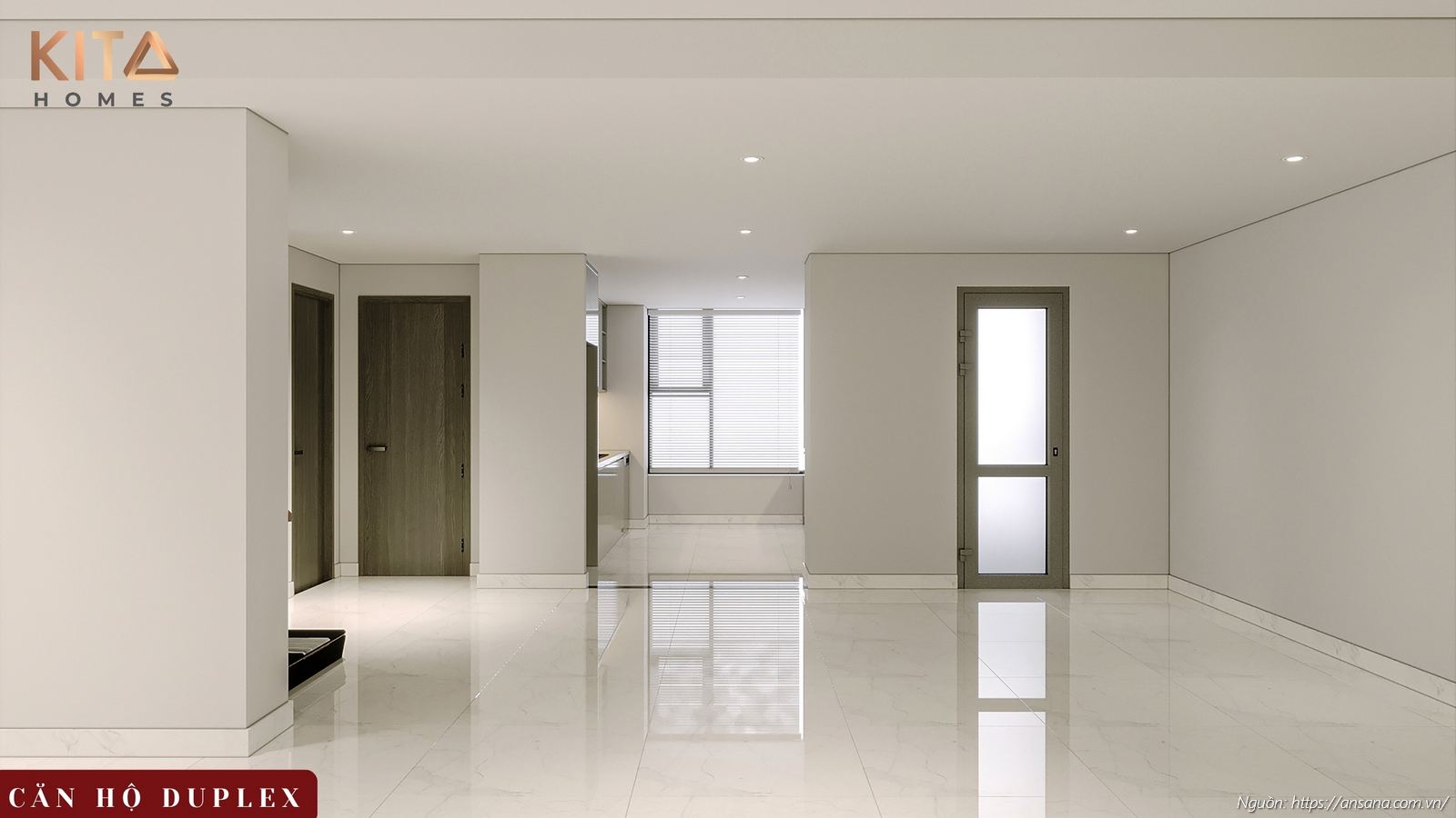 Nhà mẫu căn hộ Duplex thông tầng dự án Ansana By Kita Bình Tân mặt tiền Võ Văn Kiệt